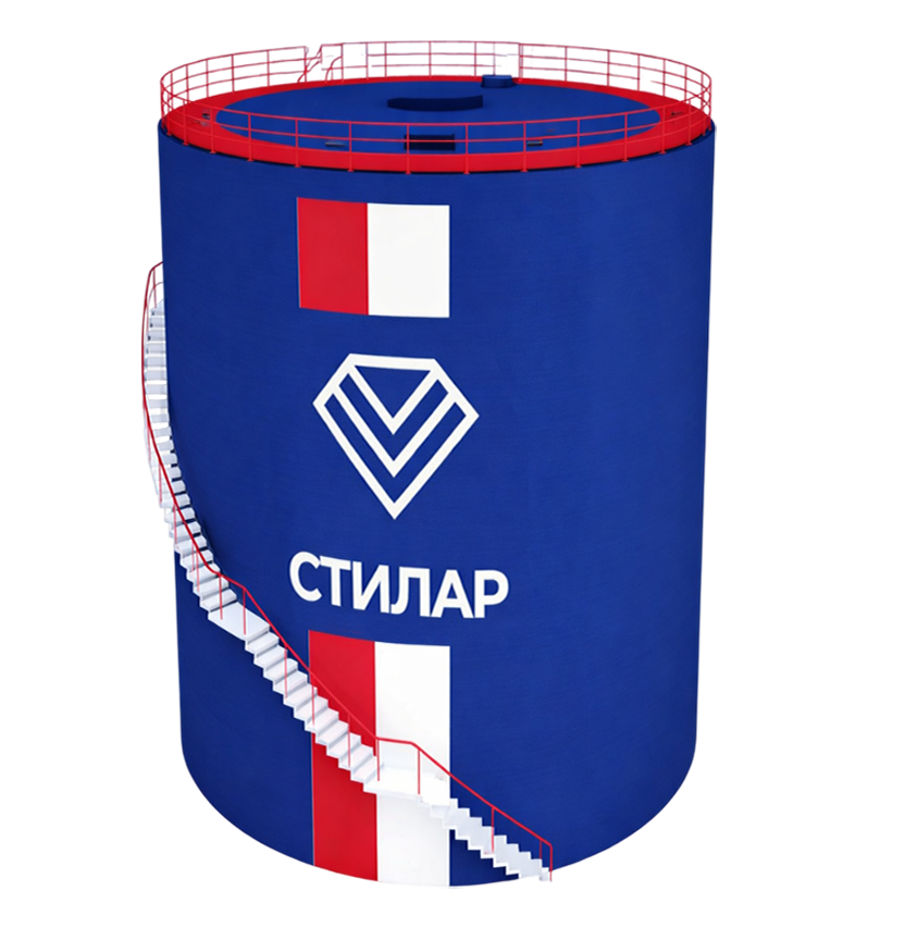 Цельносварной резервуар РВС для ГСМ 50 м³ от завода-производителя